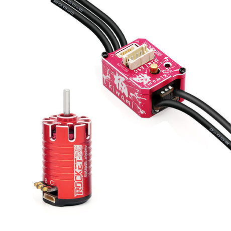 ROCKET-RC 1525 センサードブラシレスモーター & 30A ESC セット 1/28ミニRCカー（蚊車）用