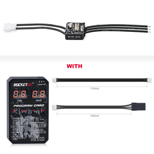ROCKET-RC 1525 センサードブラシレスモーター & 30A ESC セット 1/28ミニRCカー（蚊車）用