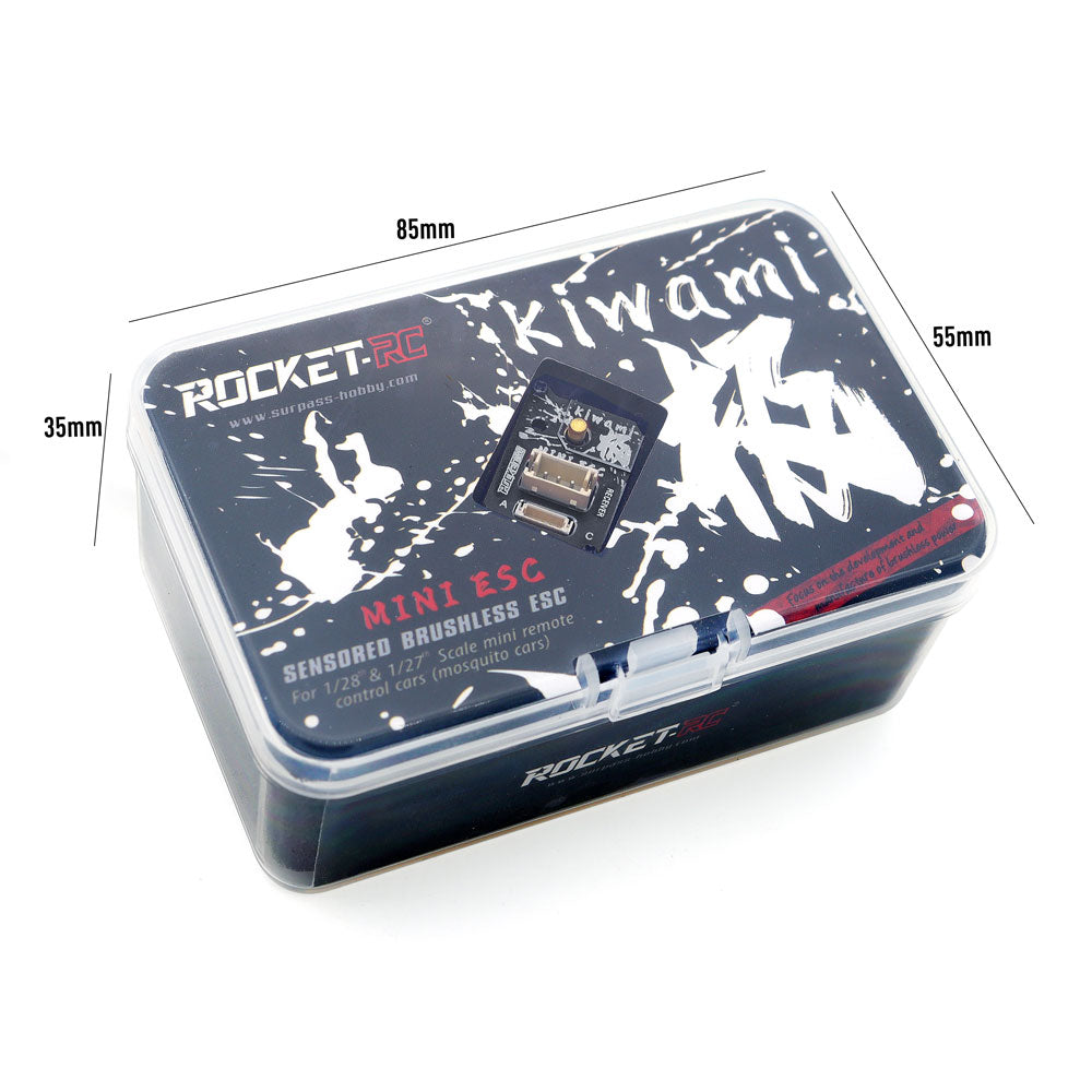 ROCKET-RC 1525 センサードブラシレスモーター & 30A ESC セット 1/28ミニRCカー（蚊車）用