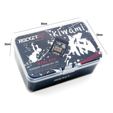 ROCKET-RC 1525 センサードブラシレスモーター & 30A ESC セット 1/28ミニRCカー（蚊車）用