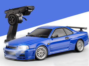 LDR/C 1/18 GTR 2.4Gラジコンドリフトカー 比例制御RCカー