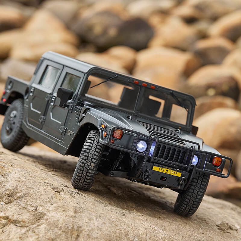 FMS 1:12 2006 Hummer H1 Alpha RS オフロードクライミングRCカーモデル 4WD 国内認証済み