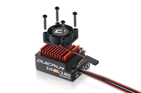 HOBBYWING QuicRUN 10BL60&120 SENSORED 60A/120A ESC BEC内蔵2A/6V 1/10, 1/12ラジコンカー用