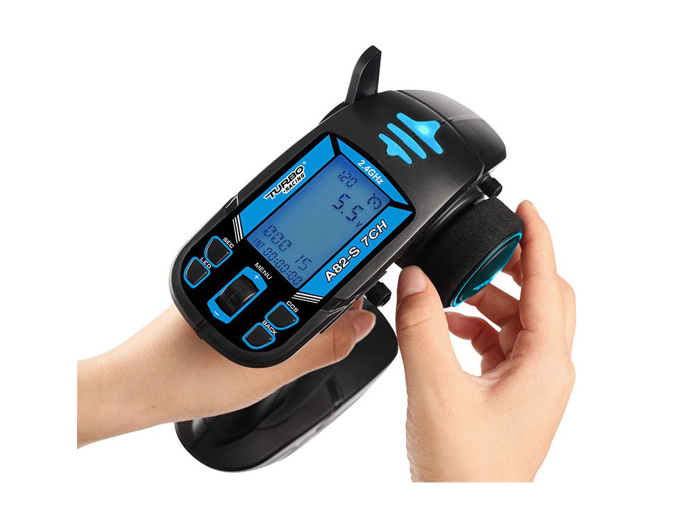 お歳暮ならオンライン Racing Turbo A82S 技適 RCカー用送信機セット プロポ 7CH 2.4G ホビーラジコン