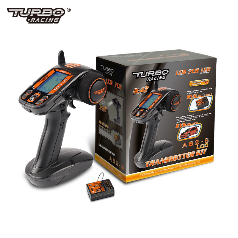 Turbo Racing A82S 2.4G 7CH プロポ RCカー用送信機セット 技適認証済