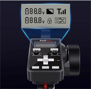 HOTRC CT-6A 6CHラジオ送信機 プロポセット RCボート/ラジコンカー/戦車用 300M長距離制御 片手操作