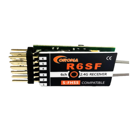 CORONA R4SF/R6SF/R8SF 2.4GHz 受信機 FUTABA互換 S-FHSS対応