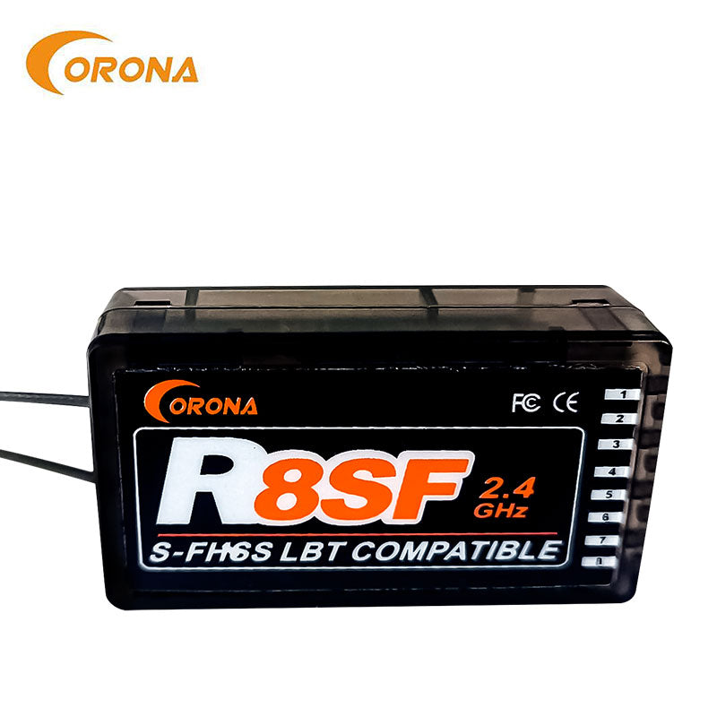 CORONA R4SF/R6SF/R8SF 2.4GHz 受信機 FUTABA互換 S-FHSS対応 – YOYOHOBBY