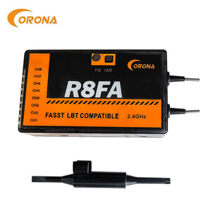 CORONA R4FA/R6FA/R8FA 2.4GHz 受信機 FUTABA互換 FASST対応