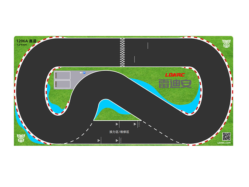 LDARC 1206Aドリフトトラックマット 120X60CM