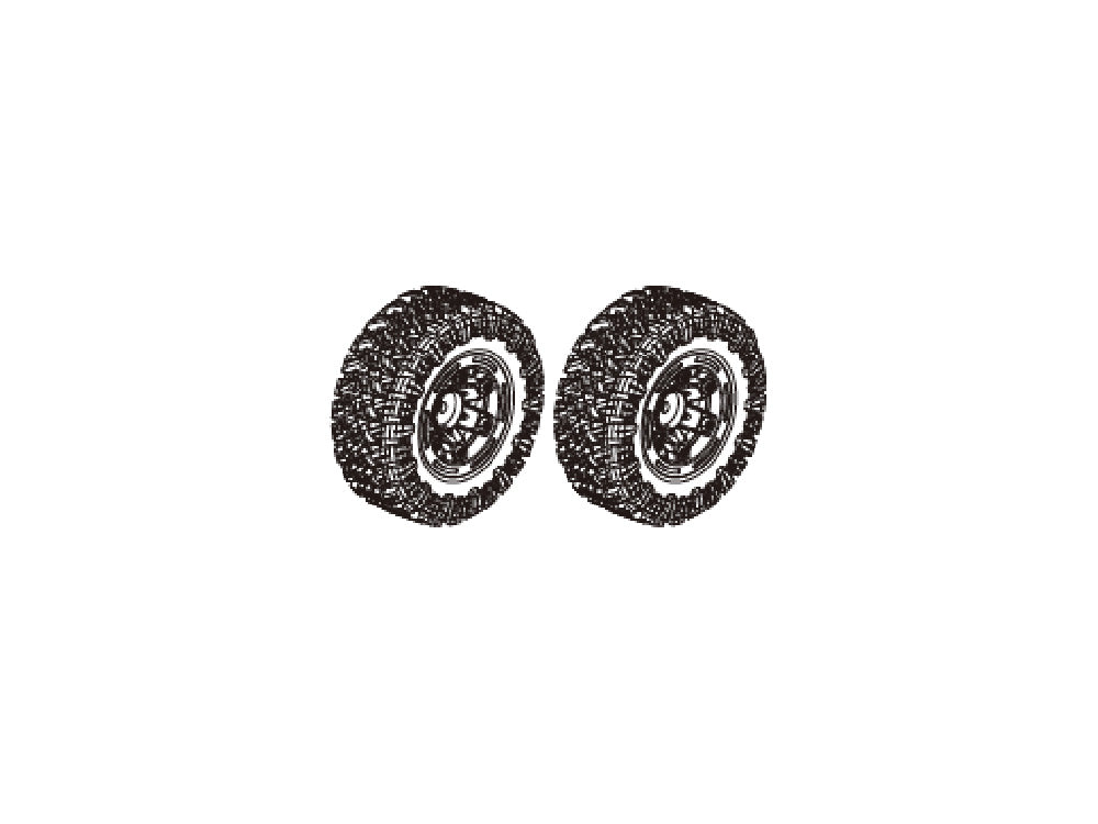 MJX Hyper Go H12P用タイヤ  2PCS 高耐久 グリップ力抜群