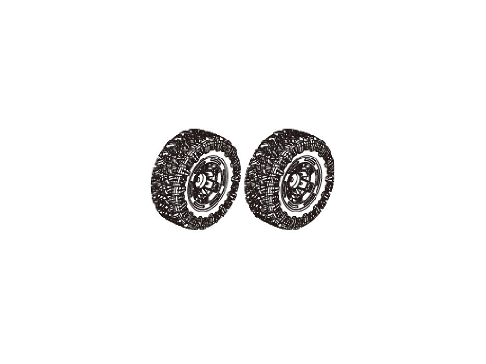 MJX Hyper Go H12Y用タイヤ  2PCS 高耐久 グリップ力抜群 純正交換パーツ