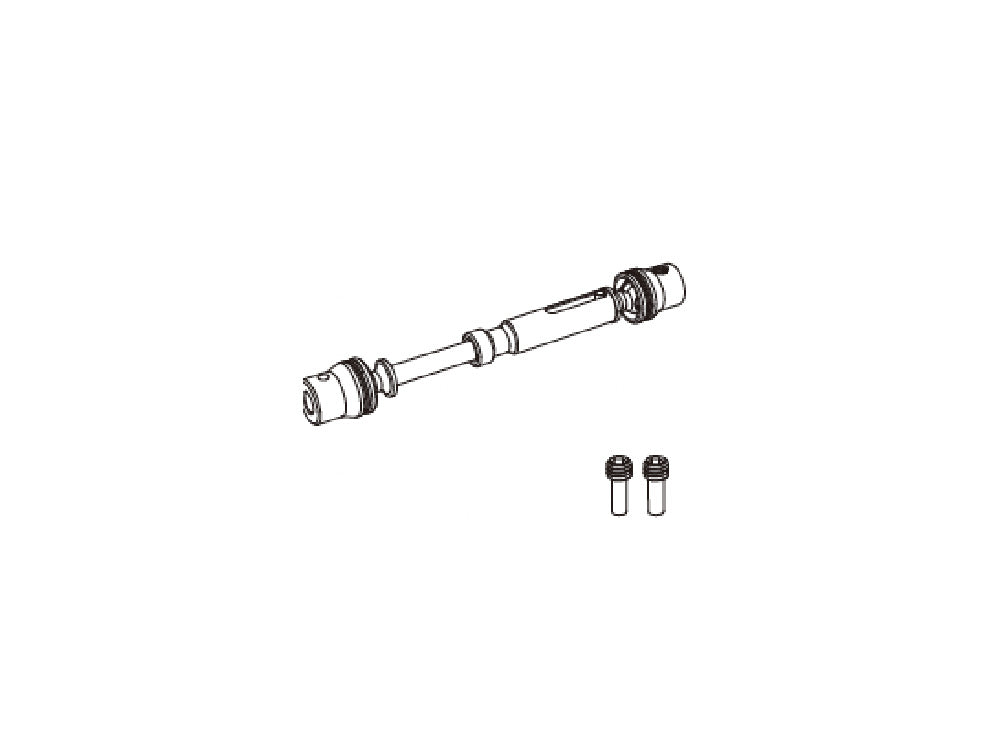 MJX Hyper Go H12P/H12Y用リアドライブシャフト