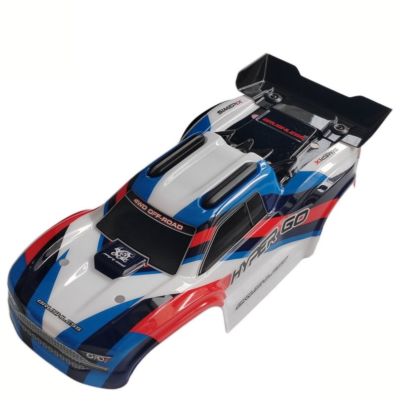 MJX Hyper Go 16212 トラック ブルー＆ホワイト ボディシェルP1601K4