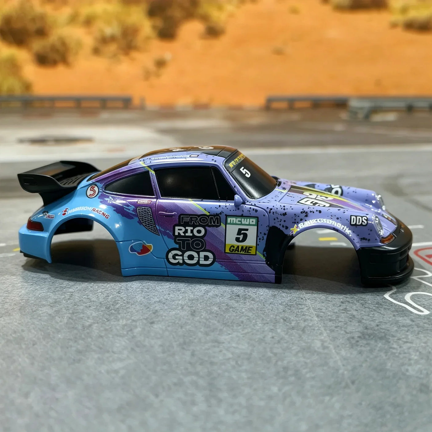 ARRIS 1/24プラスチックカーシェル ポルシェ911スタイル