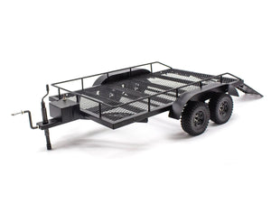 PMM 1/10 RC 金属製ダブルスプリングラダートレーラー TRX4 SCX6 SCX10に対応