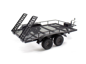 PMM 1/10 RC 金属製ダブルスプリングラダートレーラー TRX4 SCX6 SCX10に対応