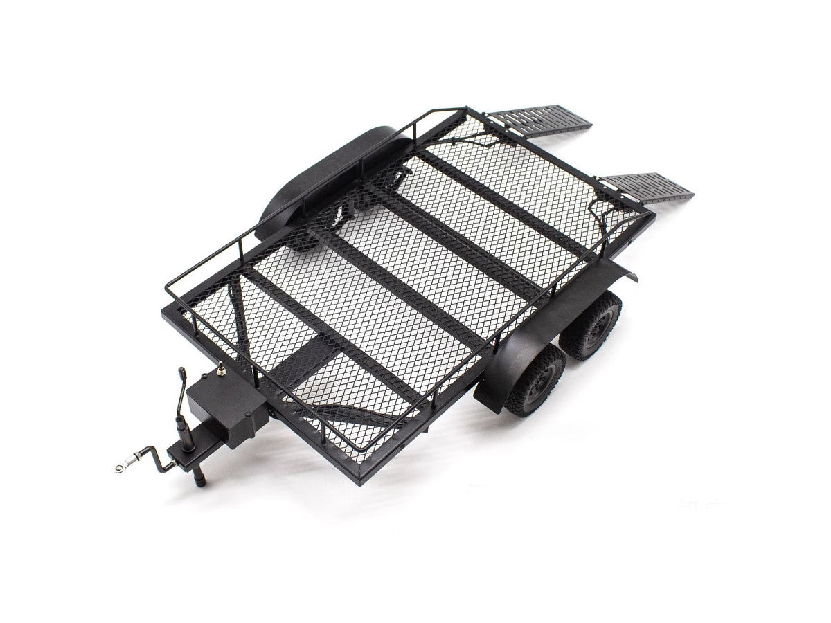 PMM 1/10 RC 金属製ダブルスプリングラダートレーラー TRX4 SCX6 SCX10に対応
