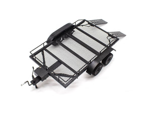 PMM 1/10 RC 金属製ダブルスプリングラダートレーラー TRX4 SCX6 SCX10に対応