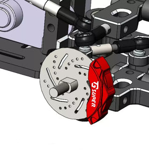 TG Super 20/22mm フローティングキャリパー 4個セット