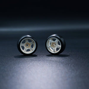 Zzspeed 高精度射出成形ホイール&タイヤ0.5° ドリフト蚊車用 4pcs