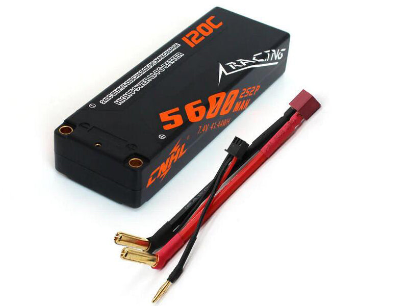 CNHL Racing Series 4900mAh/5600mAh/6600mAh/8000mAh 7.4V 2S  120Cラジコンカー用ハードシェルリポバッテリー