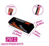 CNHL Racing Series 4900mAh/5600mAh/6600mAh/8000mAh 7.4V 2S 120Cラジコンカー用ハードシェルリポバッテリー（FBA在庫あり）