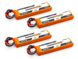 CNHL MiniStar 450mAh 3.8V 1S LiHV 70Cリポバッテリードローン用Lipo 4本入（FBA在庫あり）