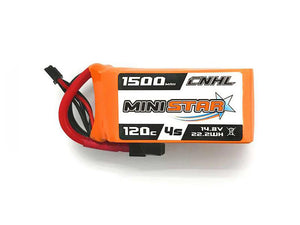 CNHL MiniStar 1500mAh 14.8V 4S 120CリポバッテリーFPVドローン用