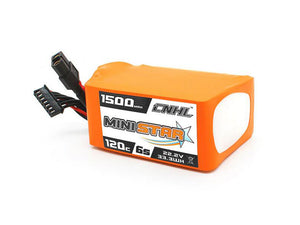 CNHL MiniStar 1500mAh 22.2V 6S 120CリポバッテリーFPVドローン用