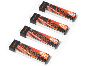 Betafpv LAVA 1S 450mAh 75C バッテリー (4PCS)