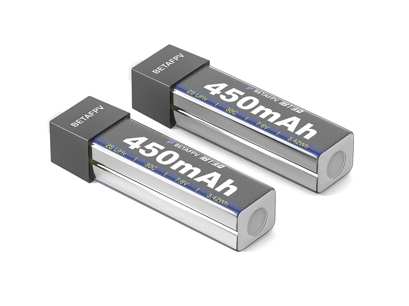 Betafpv BT3.0 450mAh 2S リポバッテリー(2PCS)