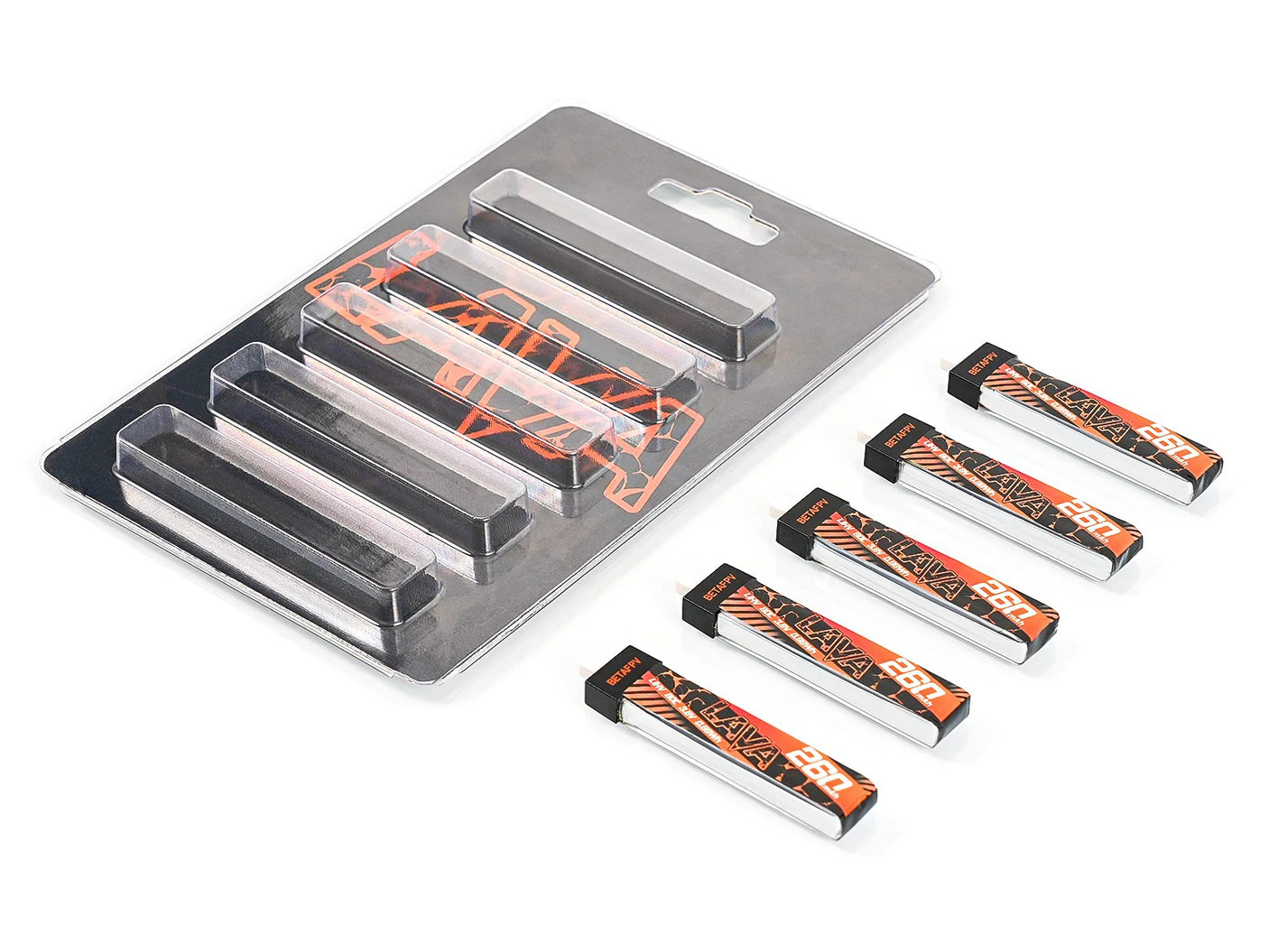 Betafpv LAVA 1S 260mAh 80C バッテリー (5PCS)