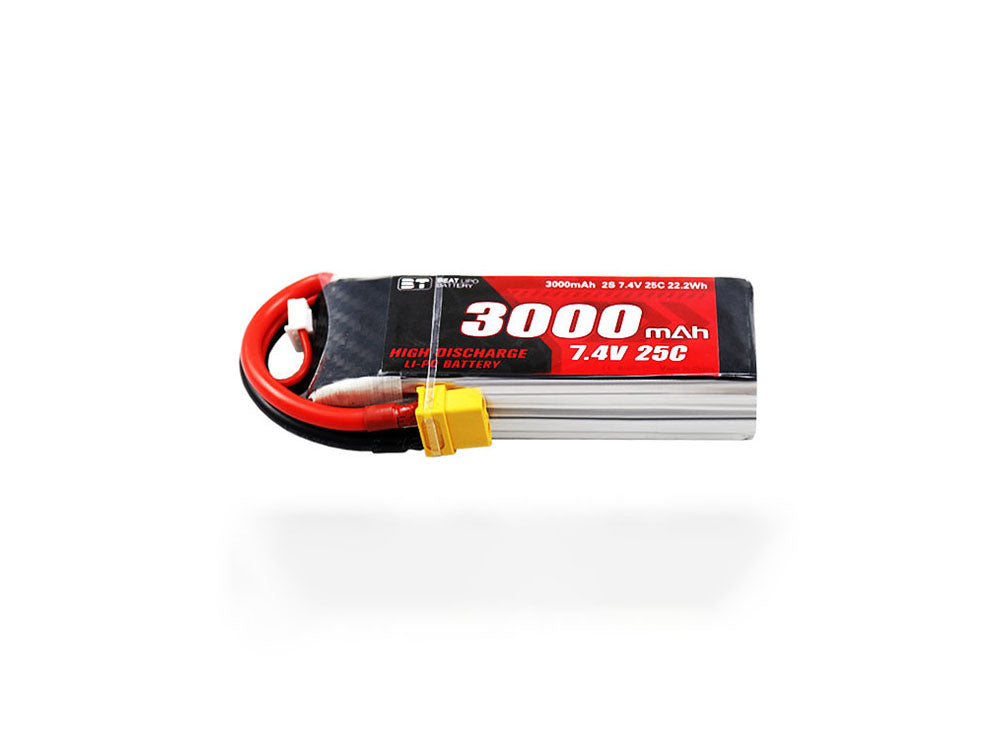 BT 3000mAh リポバッテリー｜RCカー用 2S/3S 電池｜ 高速オフロードラジコンカー対応
