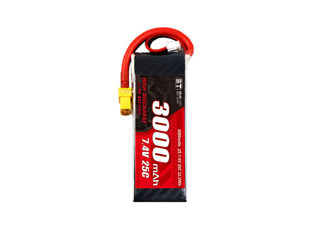BT 3000mAh リポバッテリー｜RCカー用 2S/3S 電池｜ 高速オフロードラジコンカー対応