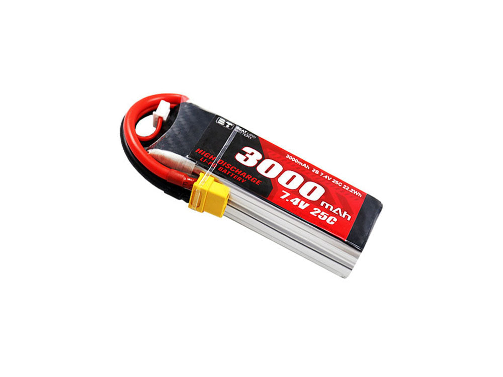 BT 3000mAh リポバッテリー｜RCカー用 2S/3S 電池｜ 高速オフロードラジコンカー対応