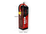 BEAT 6200mAh 50C 2S/3S/4S リポバッテリーRCカー用