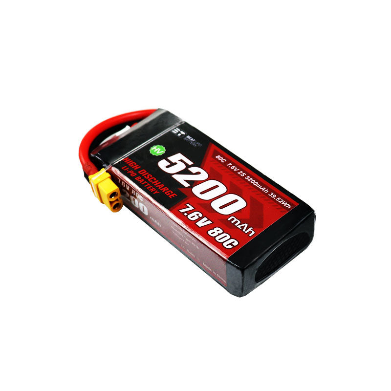 BT 5200mAh リポバッテリー｜RCカー用 2S/3S 50C/80C電池｜ 高速オフロードラジコンカー対応