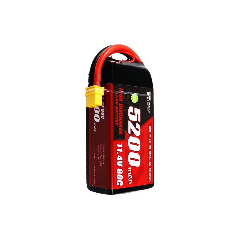 BT 5200mAh リポバッテリー｜RCカー用 2S/3S 50C/80C電池｜ 高速オフロードラジコンカー対応