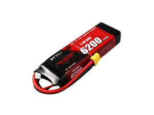 BT 6200mAh リポバッテリー｜RCカー用 2S/3S 50C/80C電池｜ 高速オフロードラジコンカー対応