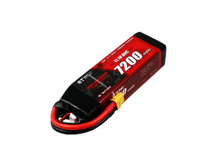 BT 7200mAh リポバッテリー｜RCカー用 2S/3S 80C電池｜ 高速オフロードラジコンカーなど対応