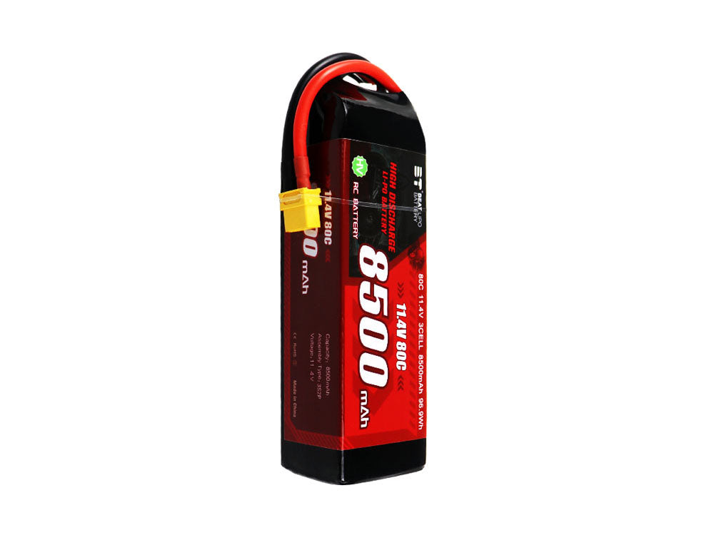 BT 8500mAh リポバッテリー｜RCカー用 2S/3S 80C電池｜ 高速オフロードラジコンカーなど対応