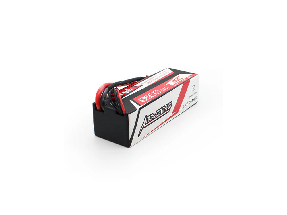 CNHLレーシングシリーズ 5200mAh 11.1V 3S 100C ハードケース LiPoバッテリー T/Deans対応 RCカー用