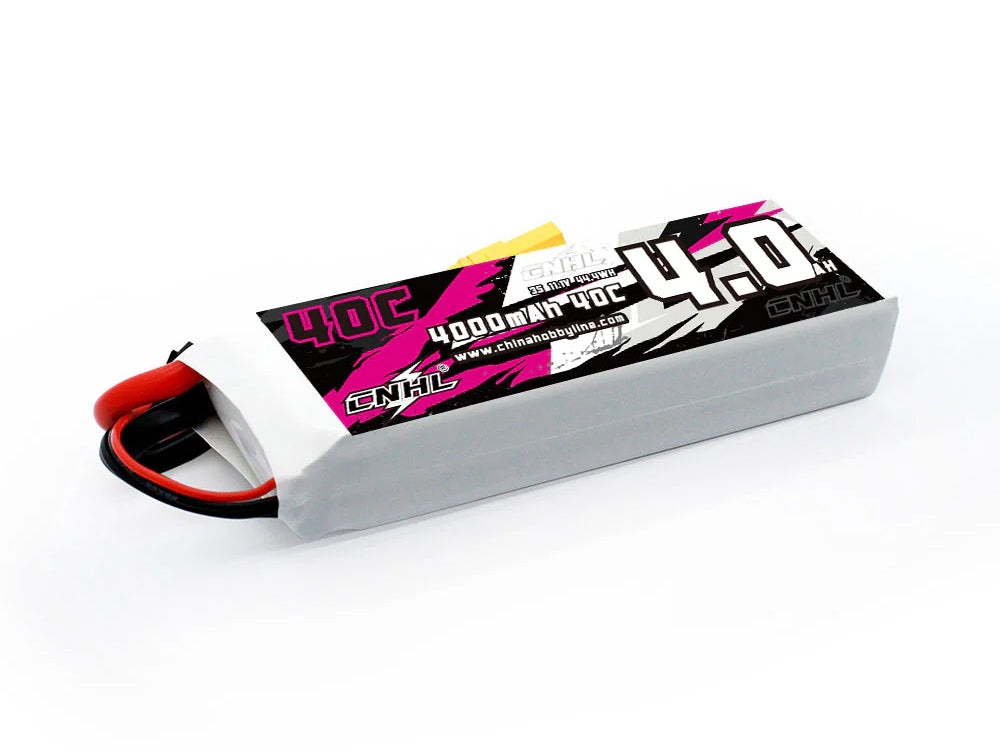 CNHL 4000mAh 11.1V 3S 40C リポバッテリー XT90プラグ付き | RCカー・飛行機・ボート対応