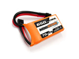 CNHL MiniStar 2S 7.4V 70C Lipoバッテリー 650mAh / 850mAh FPVドローン/RCボートなど対応２本セット