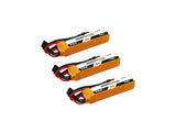 CNHL LiHV MiniStar HV 550mAh 7.6V 2S 70C リポバッテリー  3本セット XT30U 小型FPVドローン・RCモデル対応