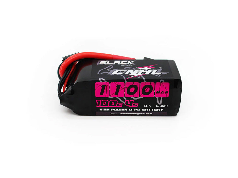 CNHL ブラックシリーズ 14.8V 4S 100C LiPoバッテリー（1100mAh / 2000mAh）XT60コネクター付き