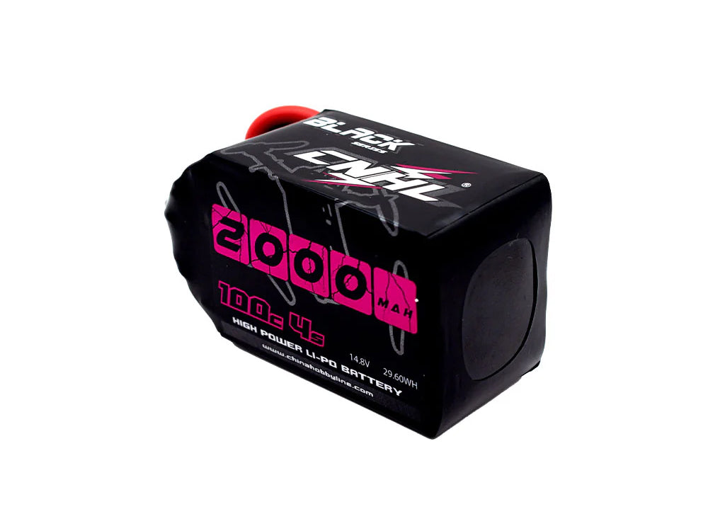 CNHL ブラックシリーズ 14.8V 4S 100C LiPoバッテリー（1100mAh / 2000mAh）XT60コネクター付き