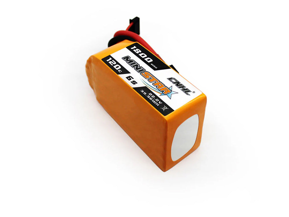 CNHL MiniStar 6S LiPoバッテリー 1300mAh / 1800mAh 22.2V 120C（XT60プラグ付き）FPVドローン用