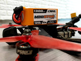 CNHL MiniStar 6S LiPoバッテリー 1300mAh / 1800mAh 22.2V 120C（XT60プラグ付き）FPVドローン用